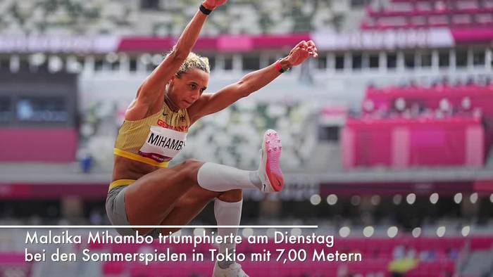News video: Olympiasiegerin Malaika Mihambo: «Überwältigt und happy»