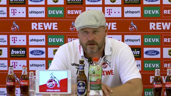 News video: So erklärt FC-Trainer Steffen Baumgart die Rollenverteilung im Kölner Tor