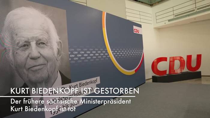 Video: CDU-Politiker Kurt Biedenkopf gestorben