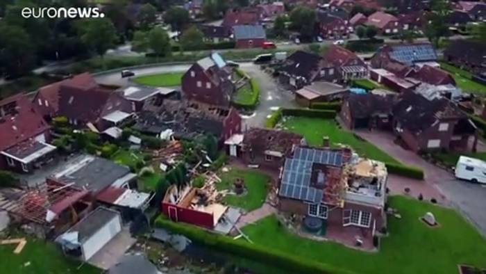 News video: Tornado in Ostfriesland: 