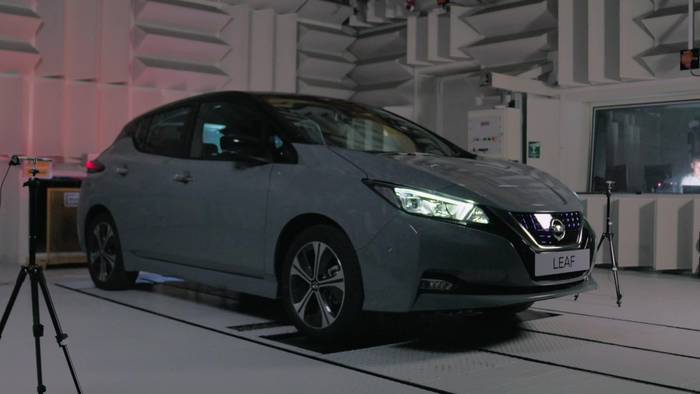 Video: So klingt Zukunft - Nissan LEAF fährt mit neuen E-Auto-Sound vor