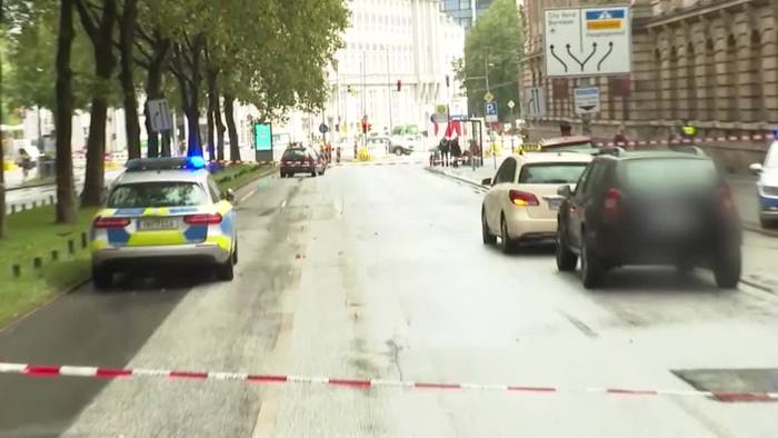 News video: Hamburg: Zeugen hören Schüsse - wohl ein Verletzter