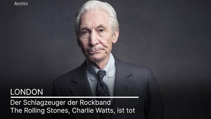Video: Stones-Schlagzeuger Charlie Watts stirbt mit 80 Jahren