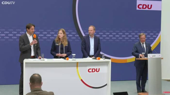 News video: Laschet präsentiert Köpfe im Wahlkampf und Energiepapier