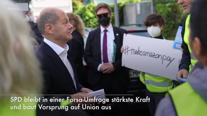 Video: SPD bleibt in Forsa-Umfrage stärkste Kraft