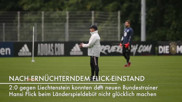 News video: Bundestrainer Flick wirbt um Verständnis