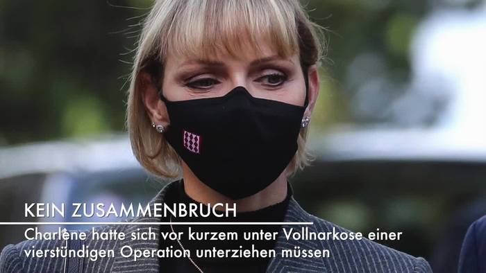 Video: Fürstin Charlène von Monaco im Krankenhaus