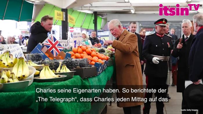 Video: Prinz Charles: Das sind seine Eigenarten beim Mittagessen