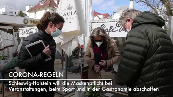 News video: Schleswig-Holstein will die Maskenpflicht lockern