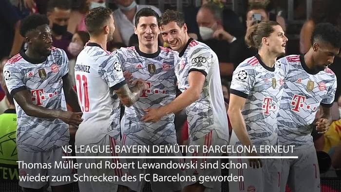 Video: Bayern demütigt Barcelona erneut: Abgeklärtes 3:0