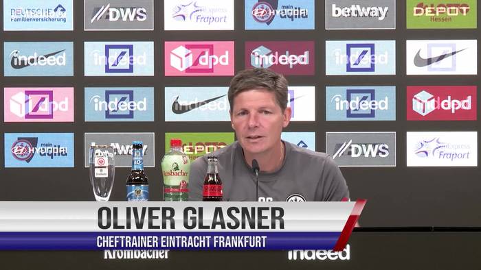 Video: Eintracht Trainer Oliver Glasner: „Freue mich auf die Rückkehr nach Wolfsburg“