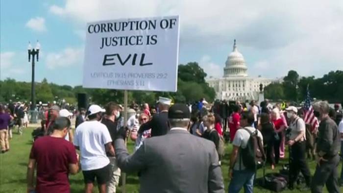 Video: Trump-Anhänger demonstrieren vor dem Kapitol