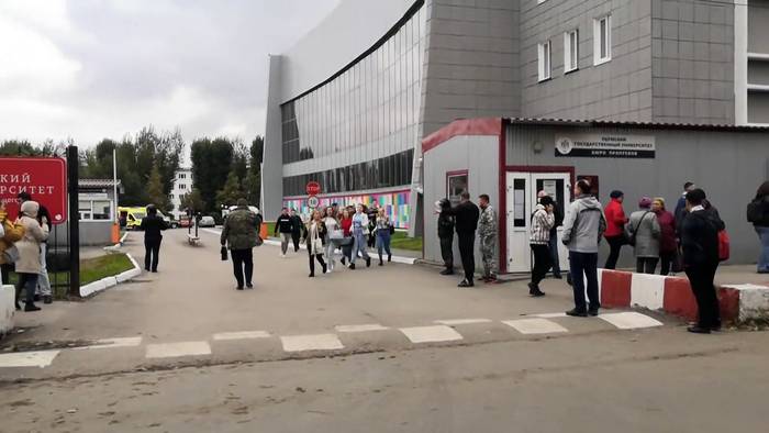 Video: Schiesserei an der Uni im russischen Perm: 8 Tote, 28 Verletzte