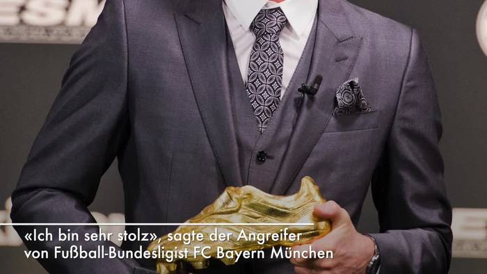 News video: Lewandowski: «Goldenen Schuh» für besten Torjäger Europas