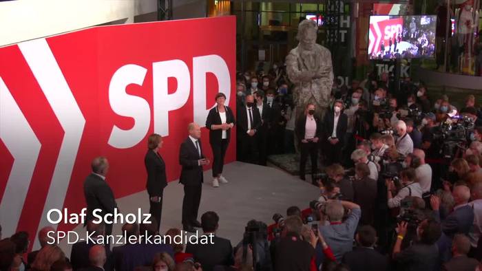 News video: Scholz: SPD hat Regierungsauftrag