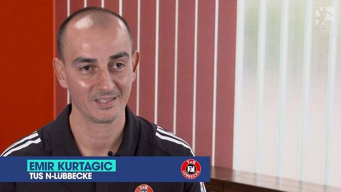 News video: Aufsteiger-Trainer Emir Kurtagic (TuS N-Lübbecke) präsentiert seine 