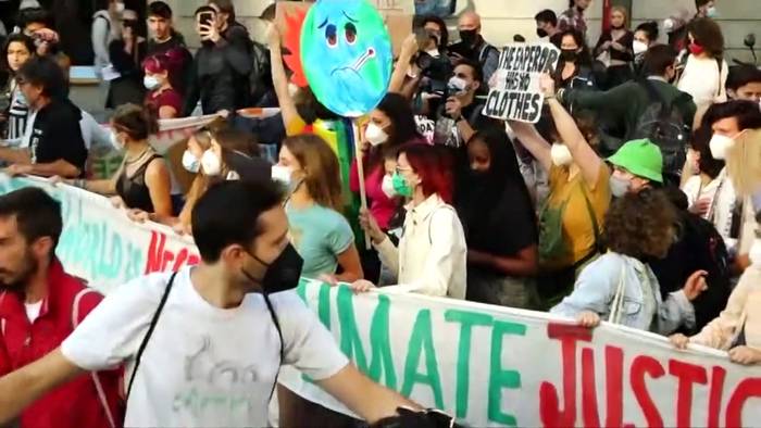 Video: Klima-Aktionstage in Mailand: 