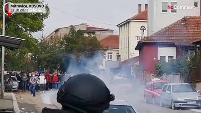 News video: Straßenschlachten und Verletzte: Gewaltausbruch im Kosovo