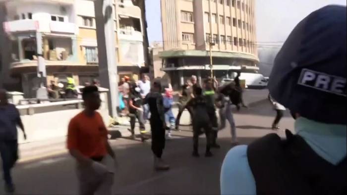 Video: Schüsse in Beirut: Mindestens sechs Tote nach Protesten