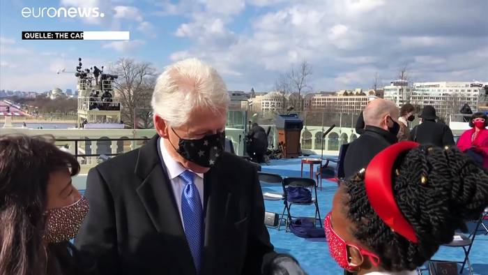 News video: Bill Clinton im Krankenhaus und 