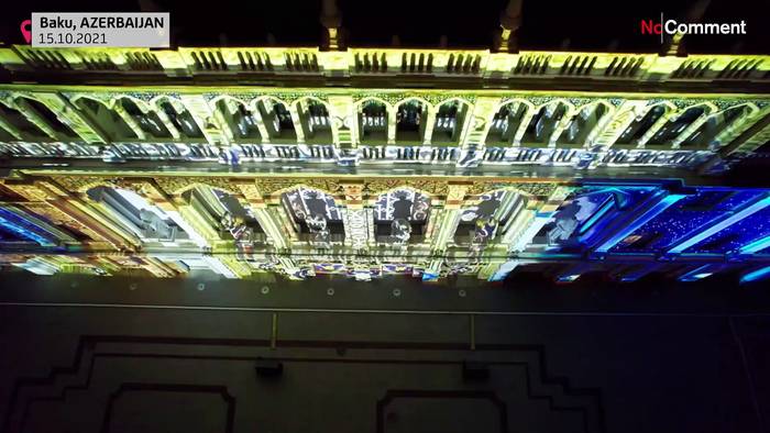 Video: Beim Lichterfest in Baku wurden spektakuläre 3D-Projektionen gezeigt