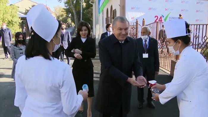 Video: Präsidentschaftswahl in Usbekistan: Sieg von Amtsinhaber Mirsijojew erwartet