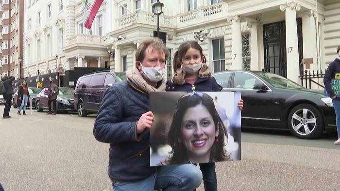 Video: Fall Zaghari-Ratcliffe: Ehemann protestiert mit Hungerstreik