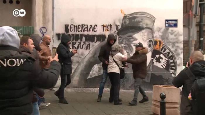 Video: Serbien: Der Staat schützt Mladic-Graffiti