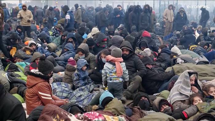 Video: Tichanowskaja: Belarussen leiden weiter, auch in Migrantenkrise