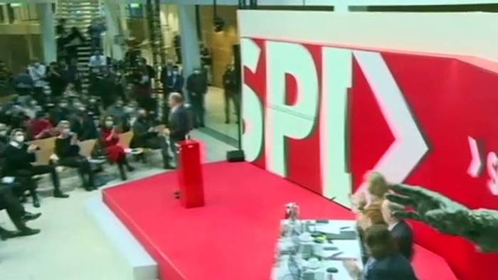 News video: Außerordentlicher Parteitag: SPD stimmt für Ampel-Vertrag