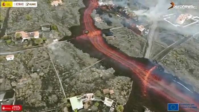 Video: Vulkanausbruch auf La Palma - Fast eine Milliarde Euro Schaden