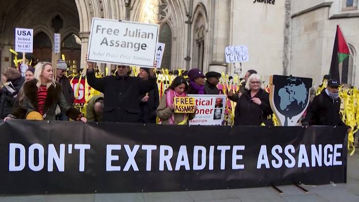 Video: US-Auslieferung: Assange-Team kündigt Berufung an