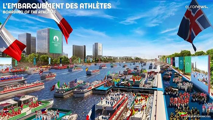 Video: Gigantische Eröffnungsfeier: Die Olympischen Spiele von Paris 2024