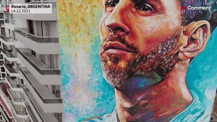 News video: Mit Panoramablick auf den Paraná: Lionel Messi in Geburtsstadt verewigt
