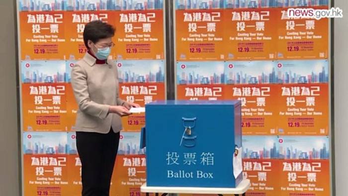 Video: Hongkong: Historisch niedrige Wahlbeteiligung