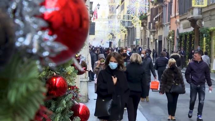 Video: Wegen Omikron: Italien plant erneut Maskenpflicht draußen
