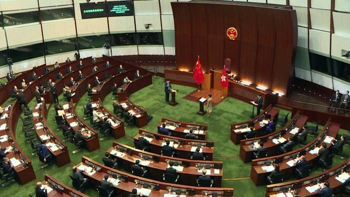 News video: Hongkong: Regierungskritisches Nachrichtenportal gibt auf