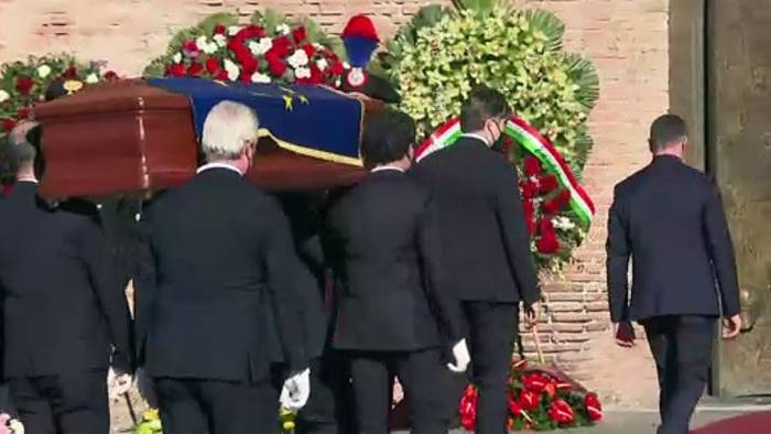News video: Staatsbegräbnis in Rom für David Sassoli