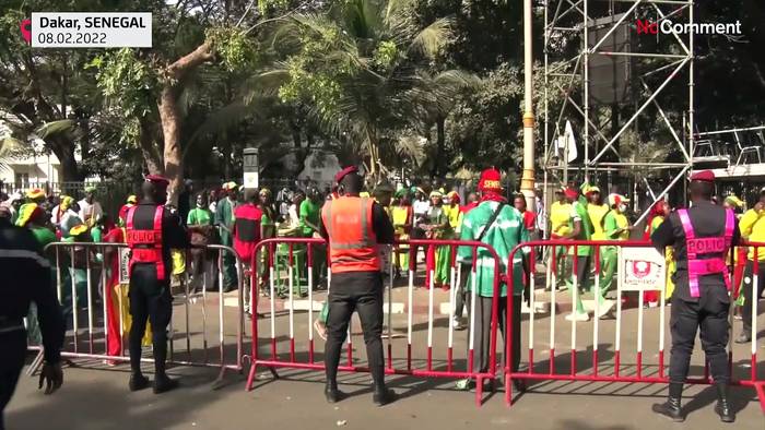 Video: Senegal: Präsident Macky Sall empfängt die Fußball-Helden