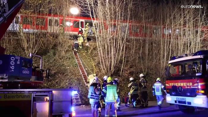 News video: Mindestens ein Toter nach S-Bahn-Unglück in München