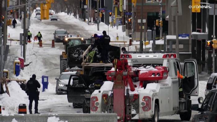 News video: Trucker-Proteste in Kanada: Notstandsregelung zurückgenommen