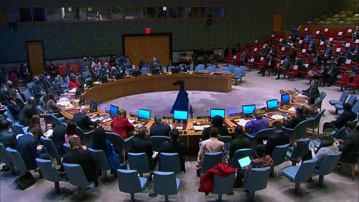 Video: UN-Botschafterin Greenfield verurteilt AKW-Angriff: 