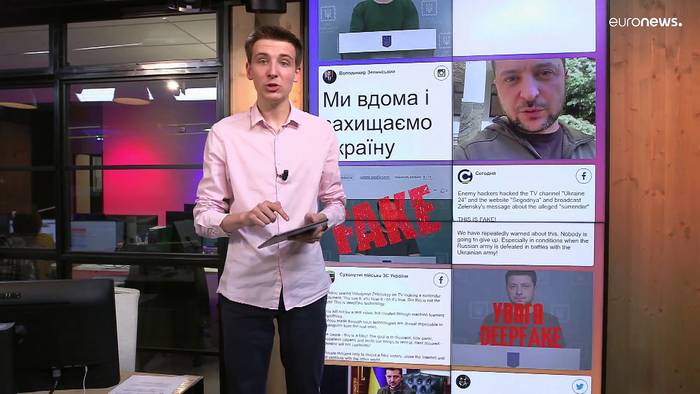 News video: Deepfake-Videos: Obacht, wen Selenskyj zur Kapitulation auffordert
