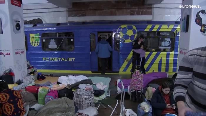 Video: Charkiw schwer umkämpft: Russische Bombe tötet KZ-Überlebenden
