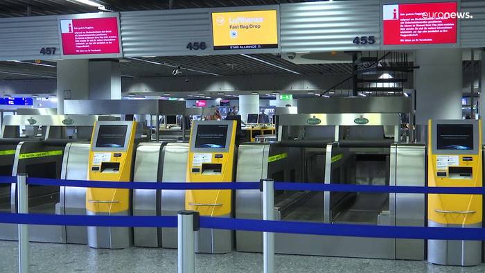 Video: Warnstreiks an deutschen Flughäfen: Sicherheitspersonal will einen Euro mehr Lohn