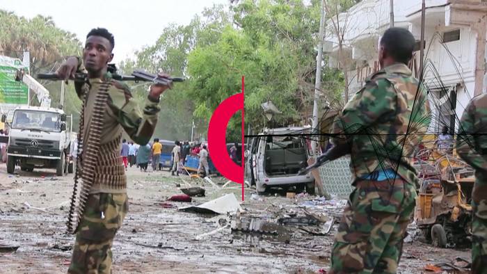 Video: Somalische Stadt Beledweyne nach Terroranschlag schwer beschädigt