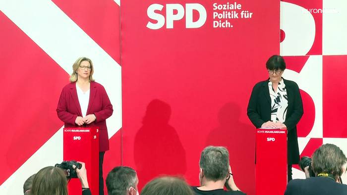 News video: Saarlandwahl: CDU-Chef Friedrich Merz schiebt Niederlage auf Tobias Hans