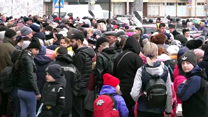 Video: Erwarteter russischer Vorstoß im Osten und Süden der Ukraine: Bevölkerung zur Flucht aufgerufen