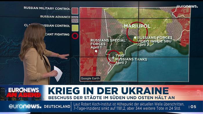 Video: Ukraine-Krieg Tag 44: Horror am Bahnhof in Kramatorsk - Euronews am Abend 08.04.22