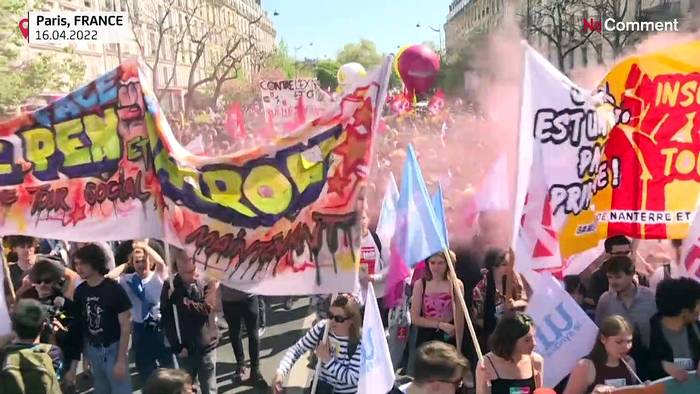 Video: Gegen Rechtsextremismus, gegen Le Pen und gegen Macron